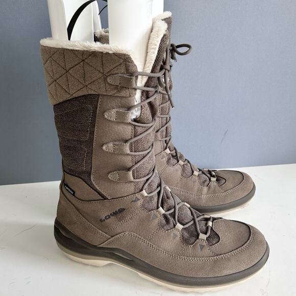 Lowa Women's 9.5 M ALBA 2 GTX Mid Waterproof Boots GORE-Tex New $285 - Picture 1 of 10
